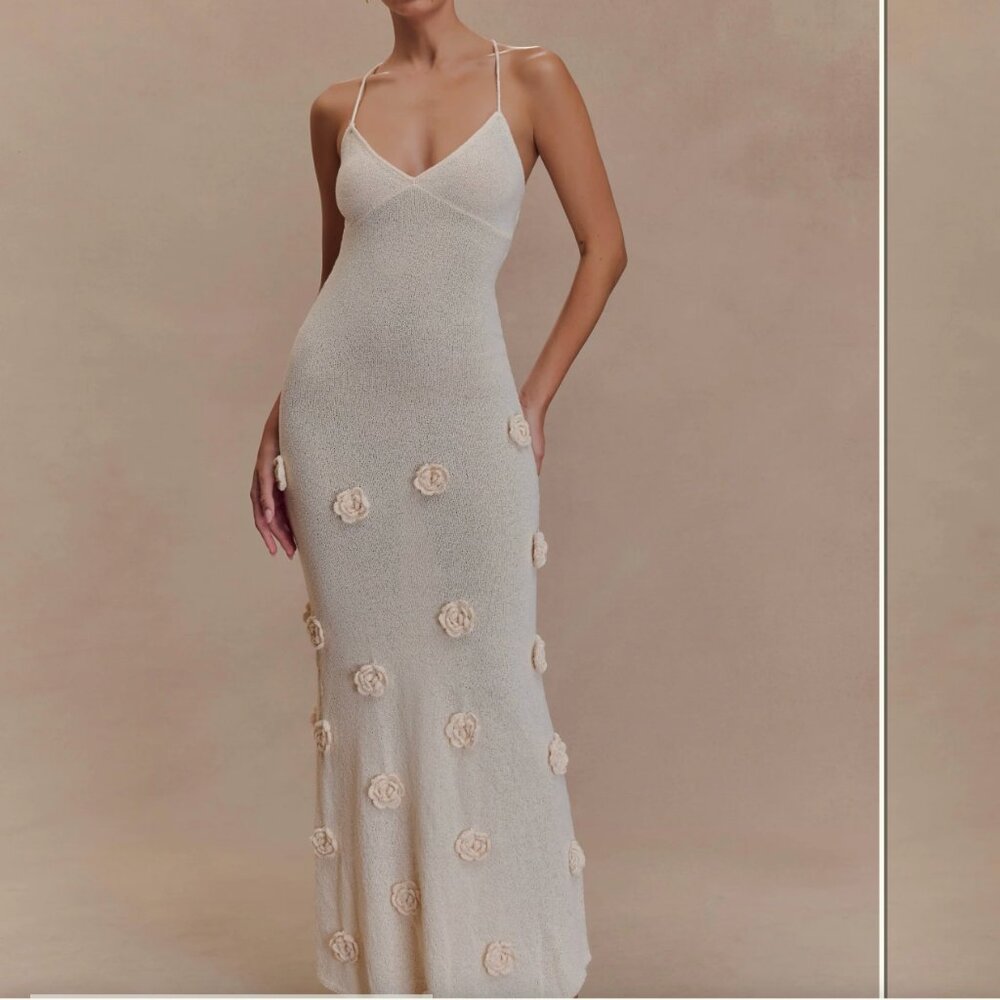 Meshki Ivory Suki Maxi Dress